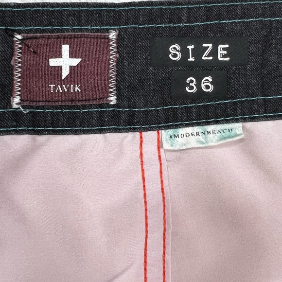 Tavik Red Board Shorts 11” Men’s Size 36 - Picture 7 of 8